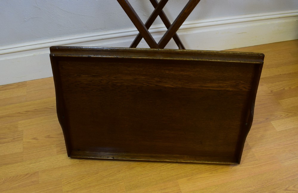 Late Victorian Butlers Tray on Stand View VIII