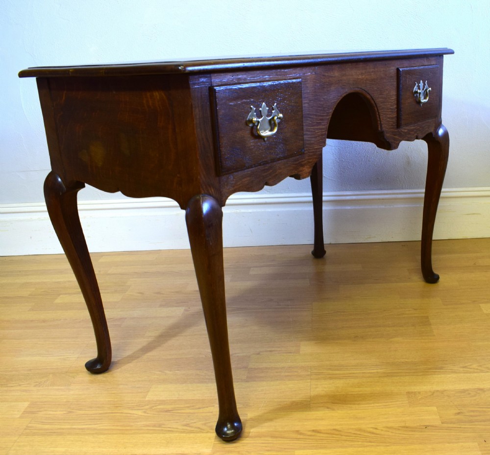 Antique Oak Side Table View V