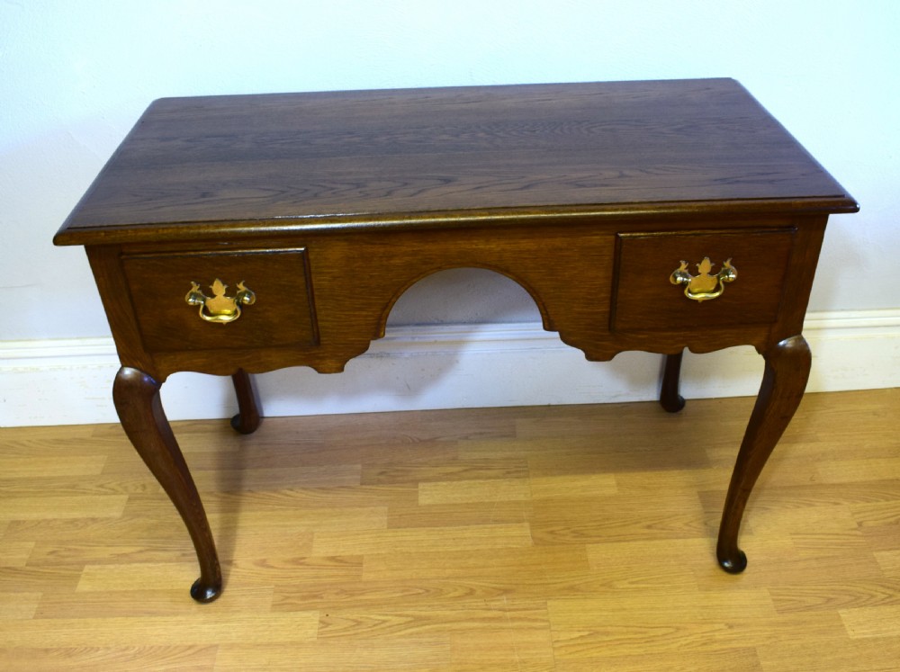 Antique Oak Side Table View VI