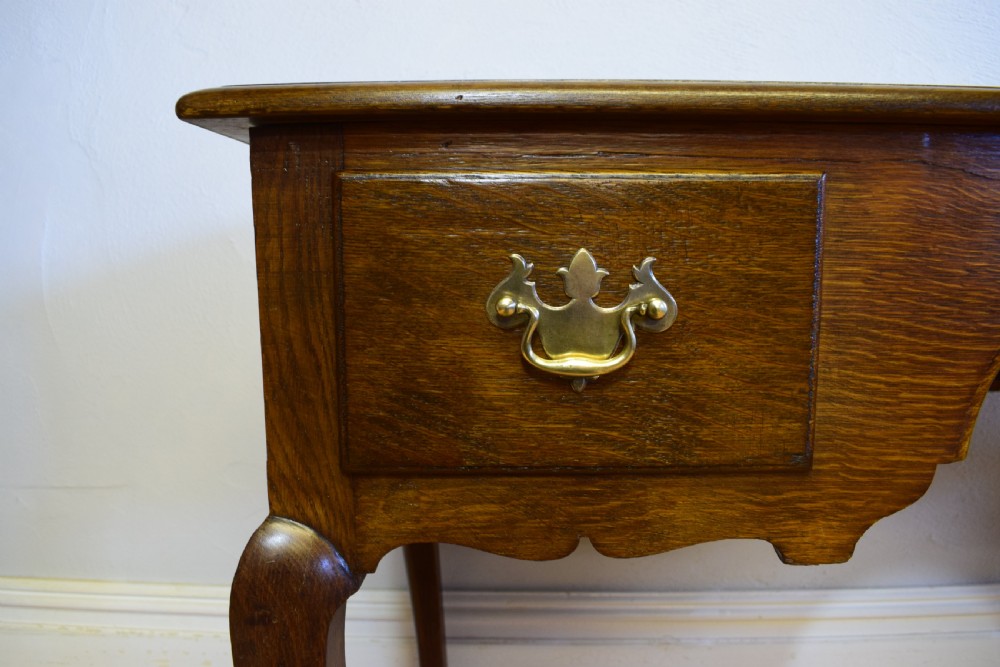 Antique Oak Side Table View VIII