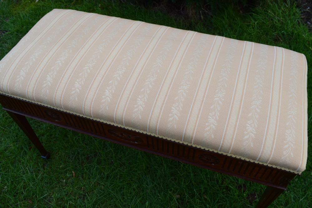 Antique Duet Piano Stool View XIV