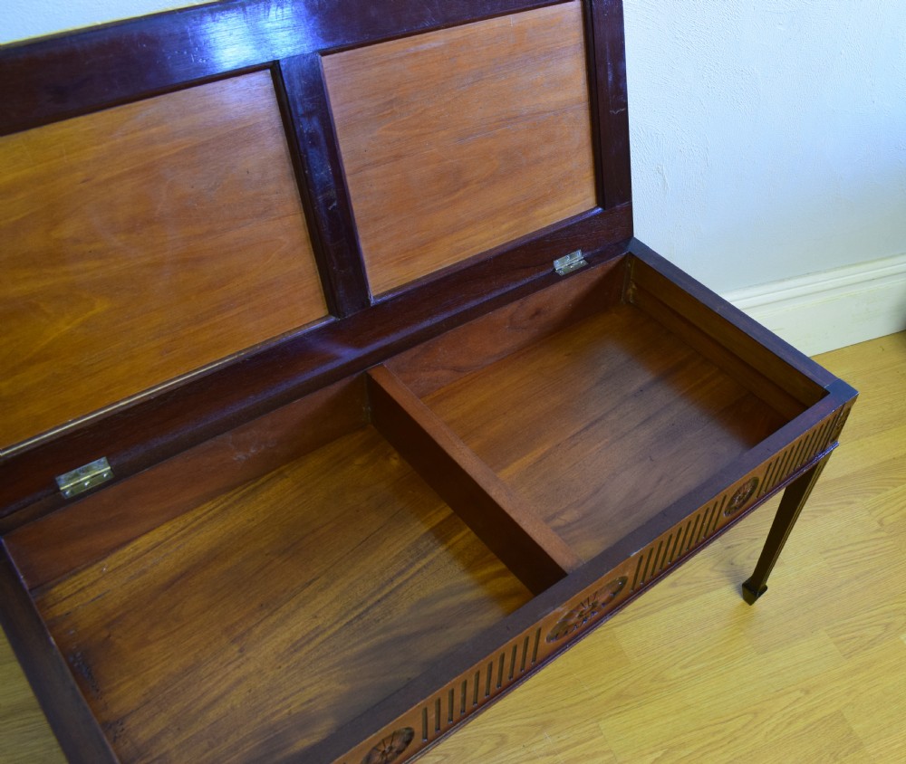 Antique Duet Piano Stool View XII
