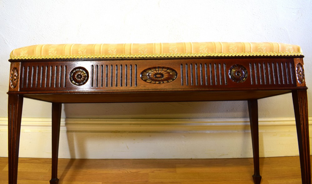 Antique Duet Piano Stool View II