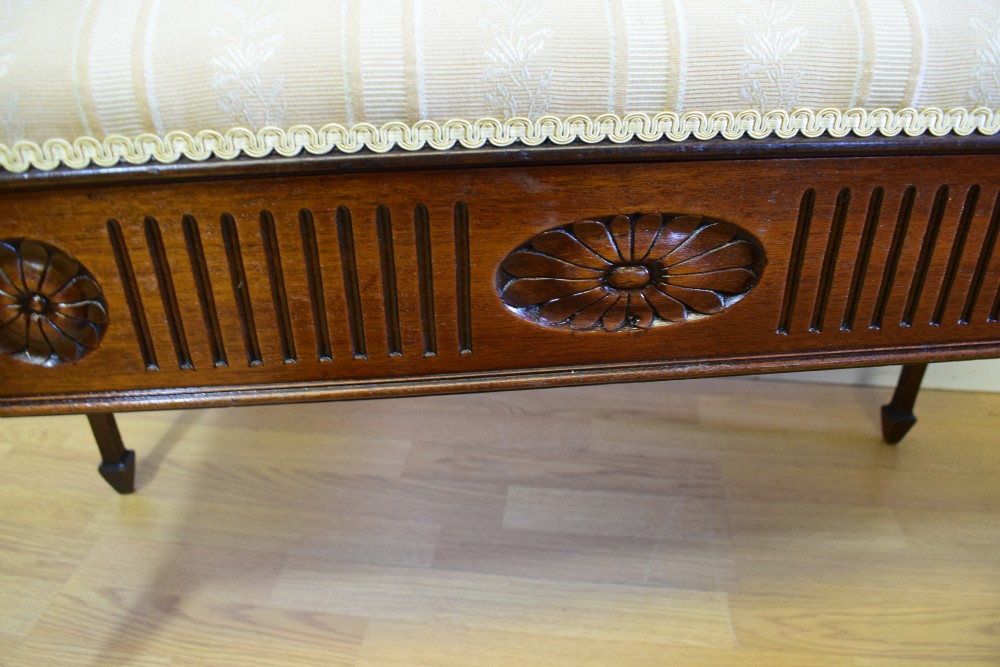 Antique Duet Piano Stool View III