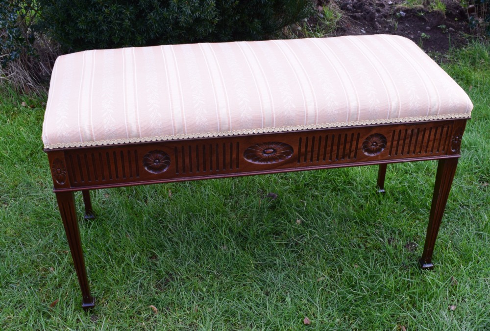 Antique Duet Piano Stool View IX