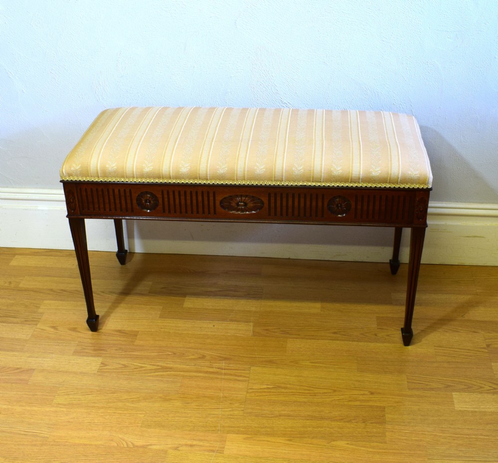 Antique Duet Piano Stool View XI