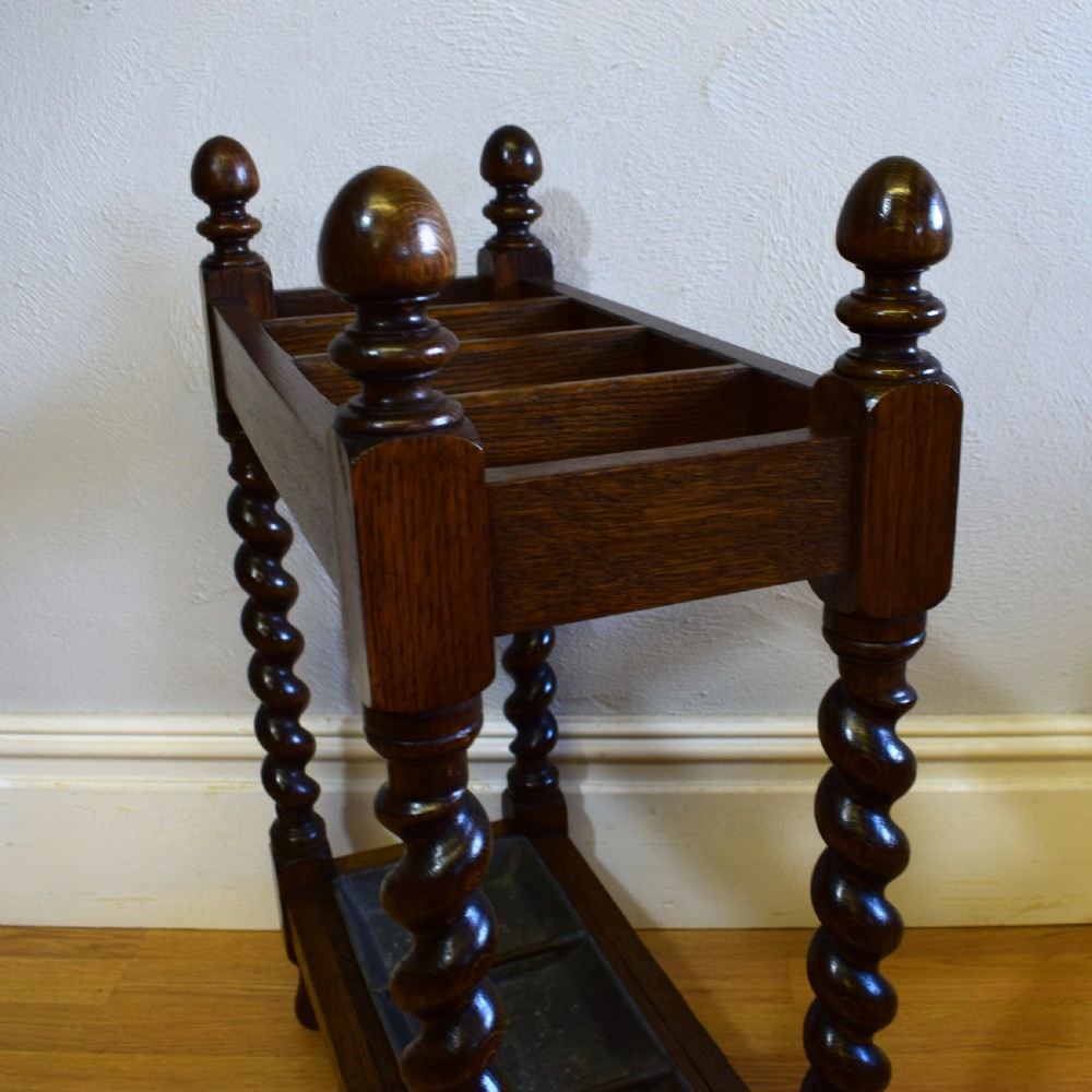 Antique Barley Twist Stick Stand View IV