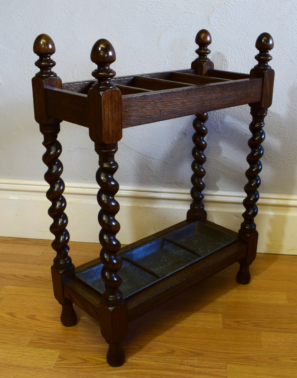 Antique Barley Twist Stick Stand View V