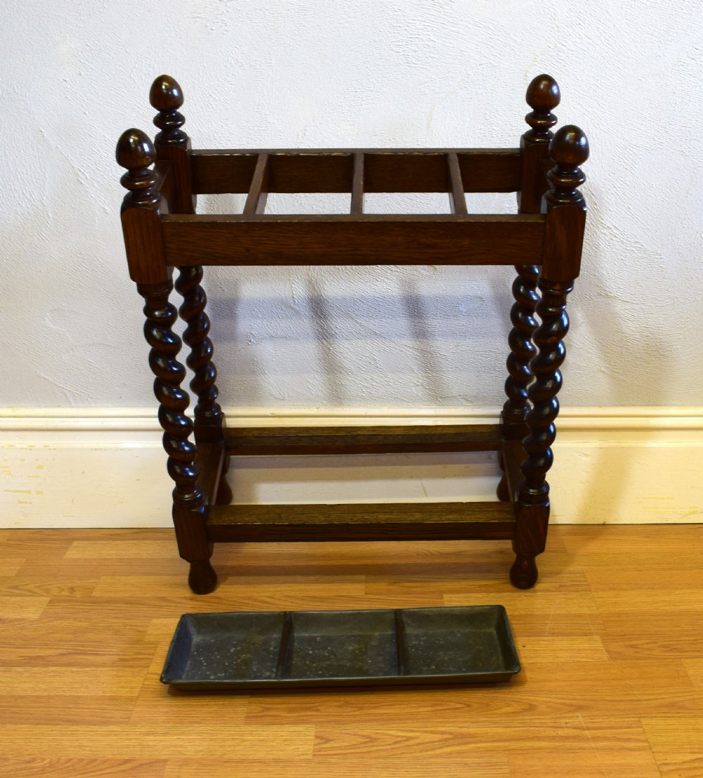 Antique Barley Twist Stick Stand View VII