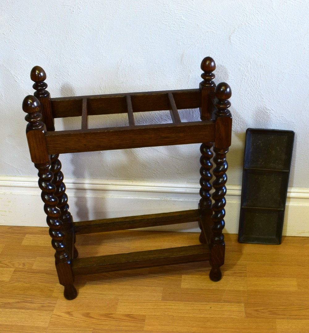 Antique Barley Twist Stick Stand View VIII