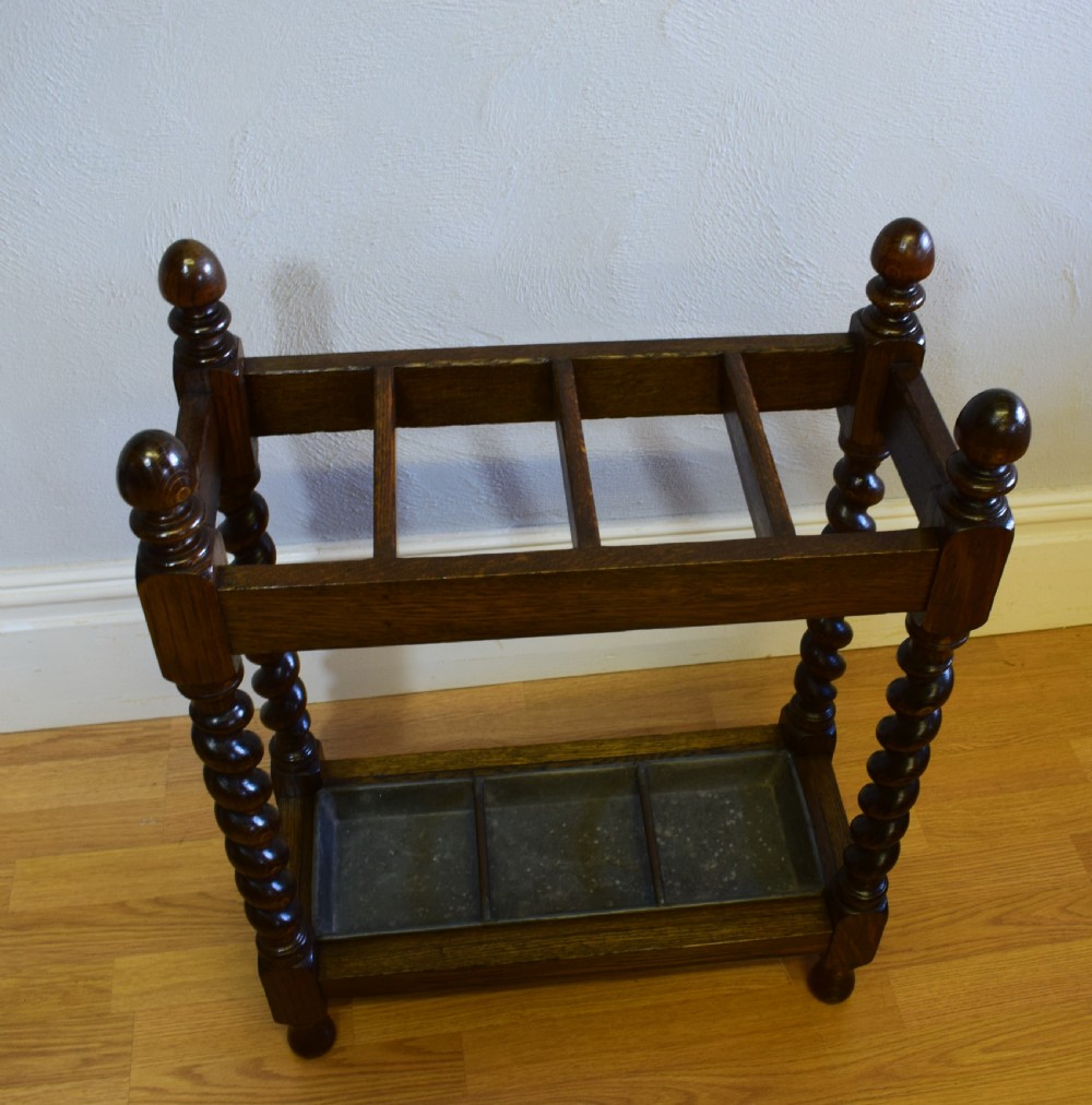 Antique Barley Twist Stick Stand View IX