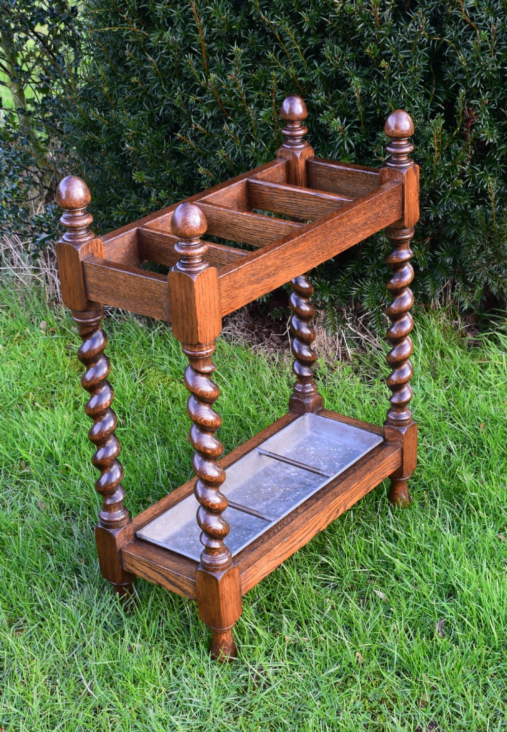 Antique Barley Twist Stick Stand View X