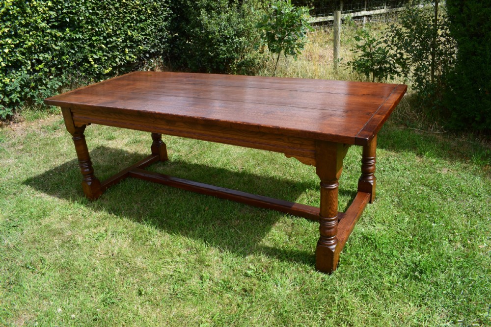 Oak Refectory Table View II