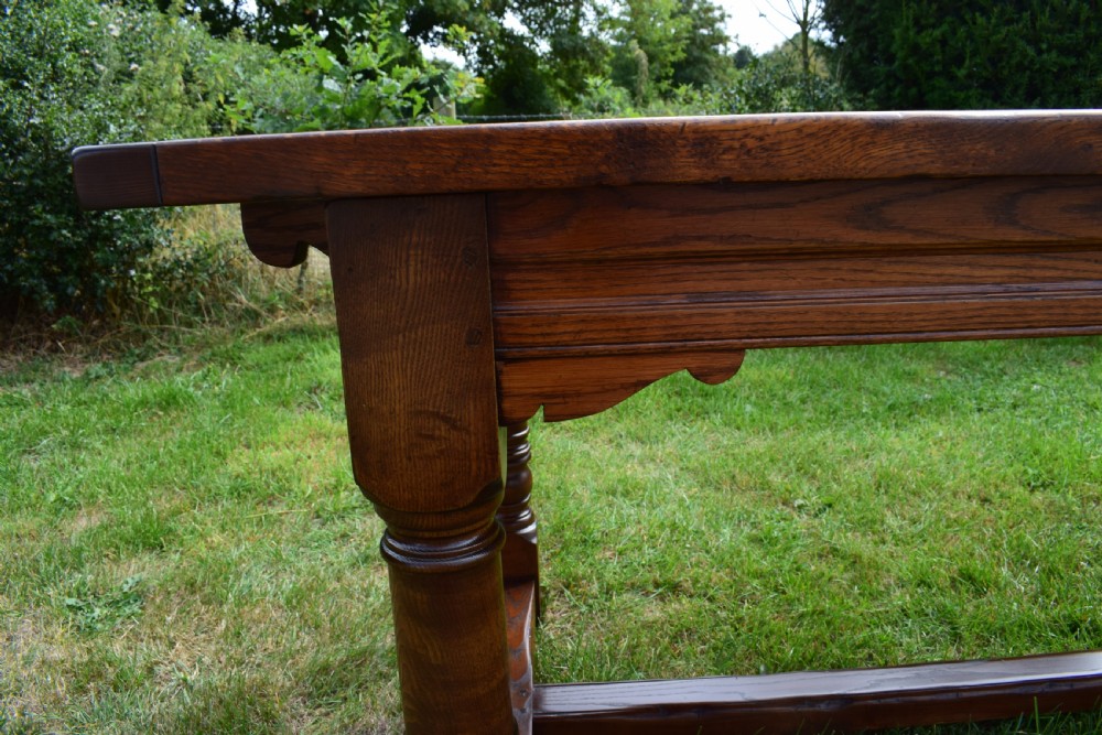 Oak Refectory Table View III