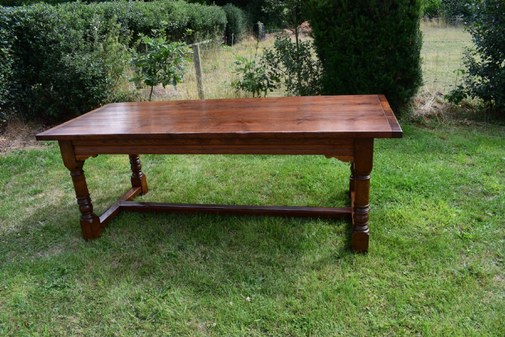 Oak Refectory Table View IV