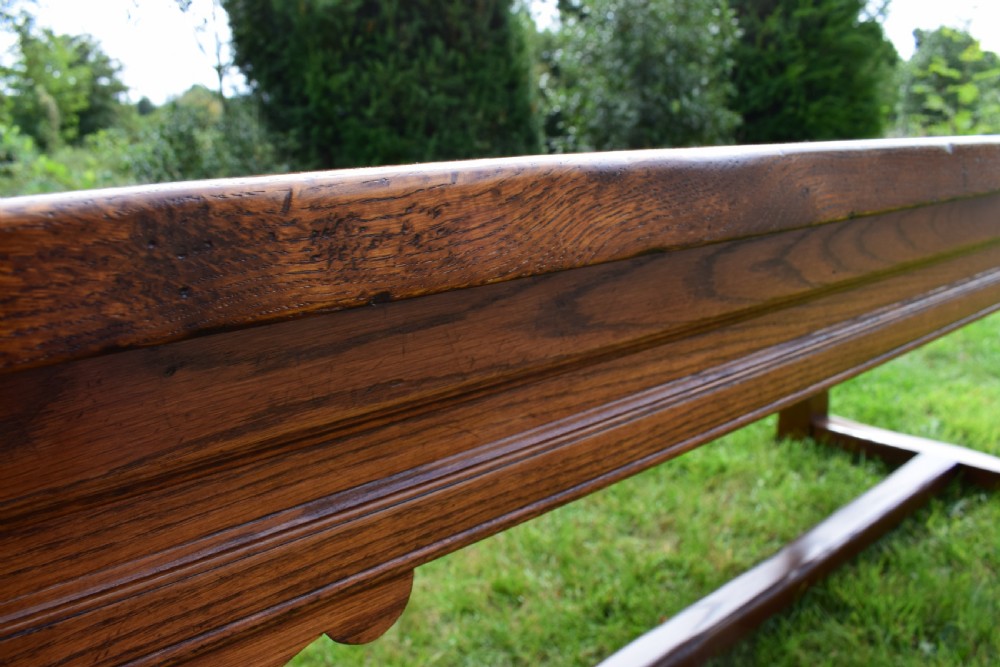 Oak Refectory Table View V