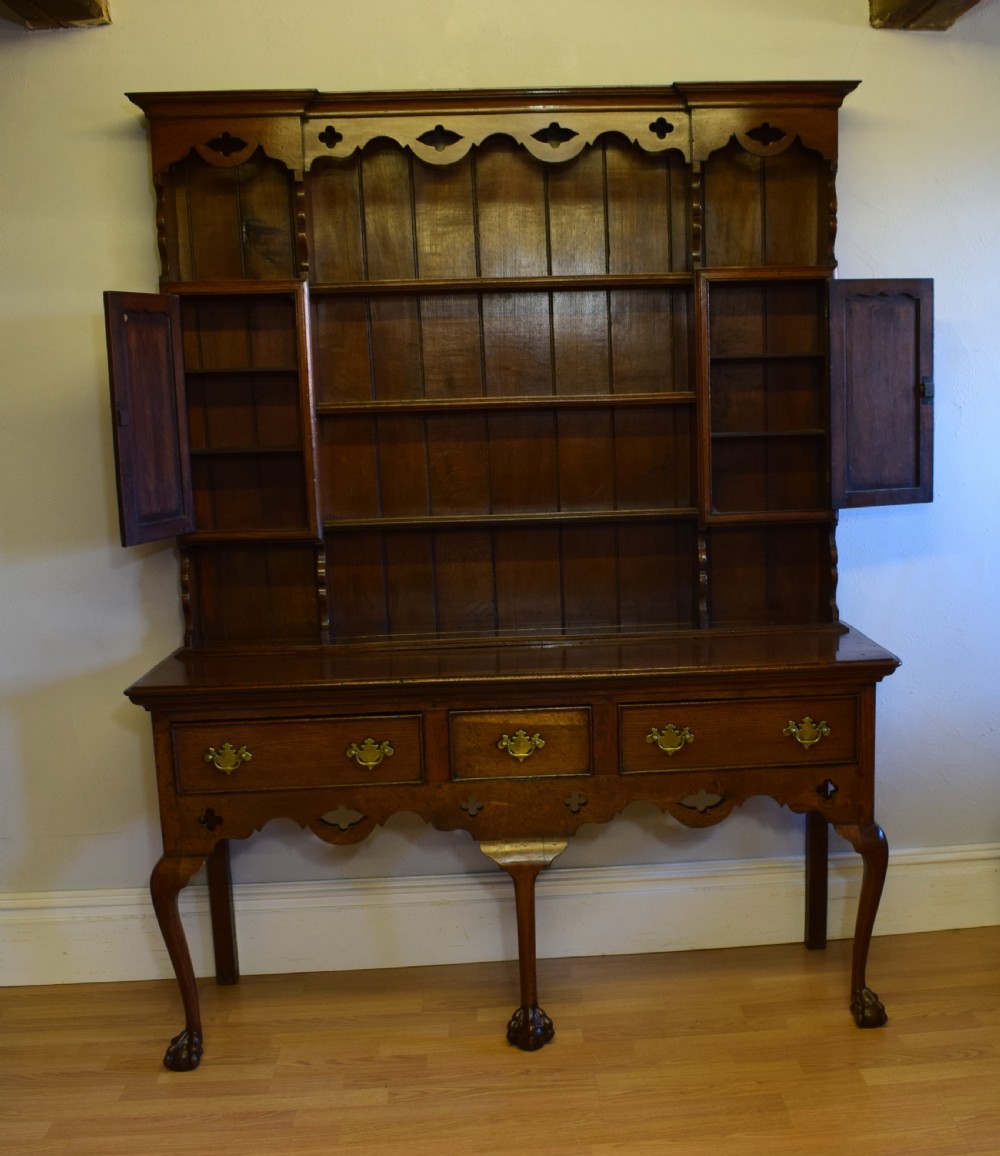 Antique Welsh Dresser & Rack Georgian Style View II