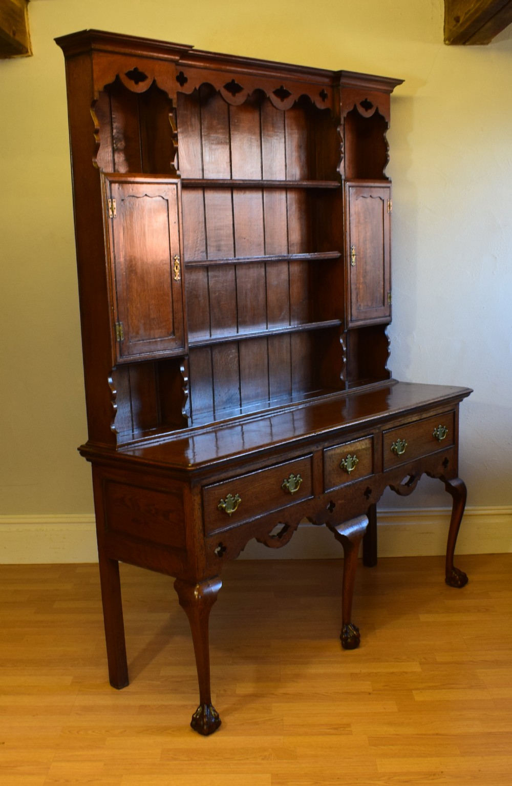 Antique Welsh Dresser & Rack Georgian Style View VI