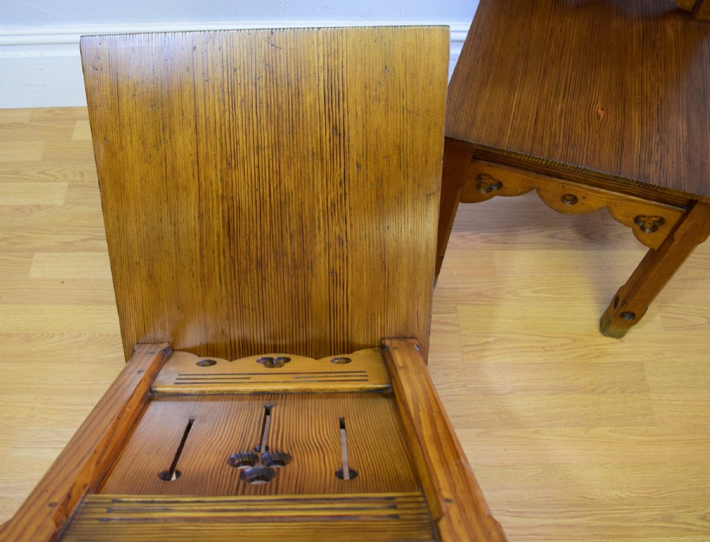  Victorian Pair of Gothic Hall Chairs View V