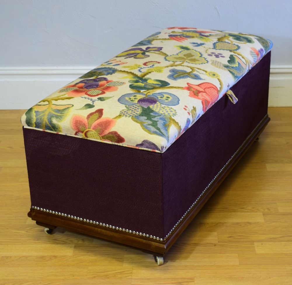 Upholstered Ottoman View III