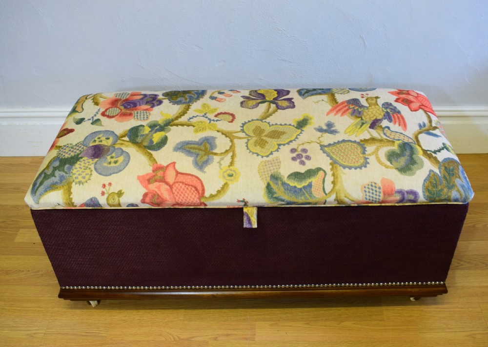 Upholstered Ottoman View XII