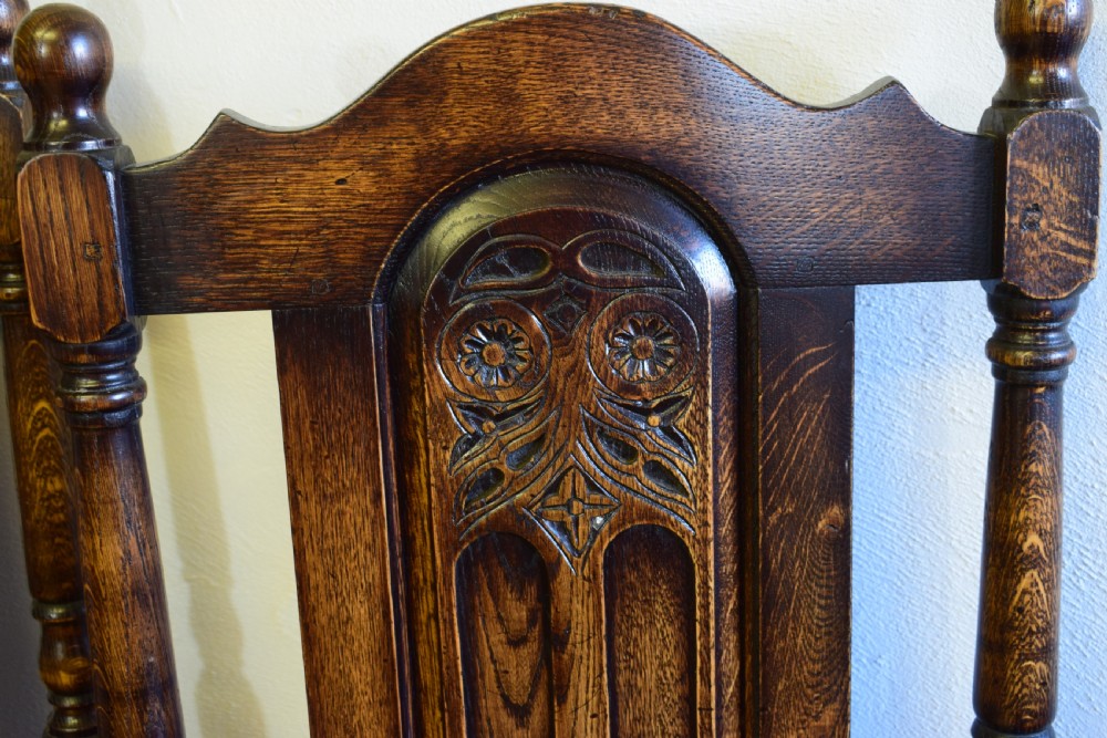 Pair of Oak Arm Chairs View III