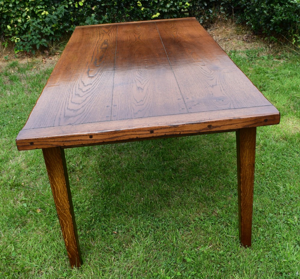 Oak Farmhouse Refectory Table View IV
