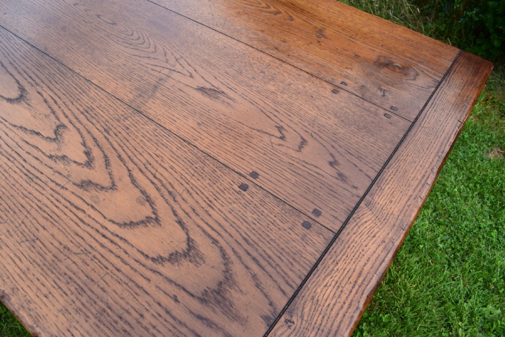Oak Farmhouse Refectory Table View VI