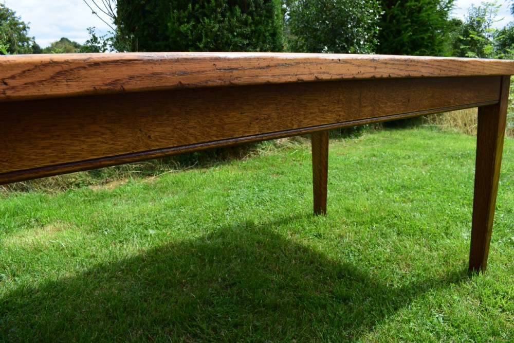 Oak Farmhouse Refectory Table View XII