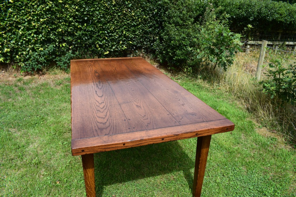Oak Farmhouse Refectory Table View XIV