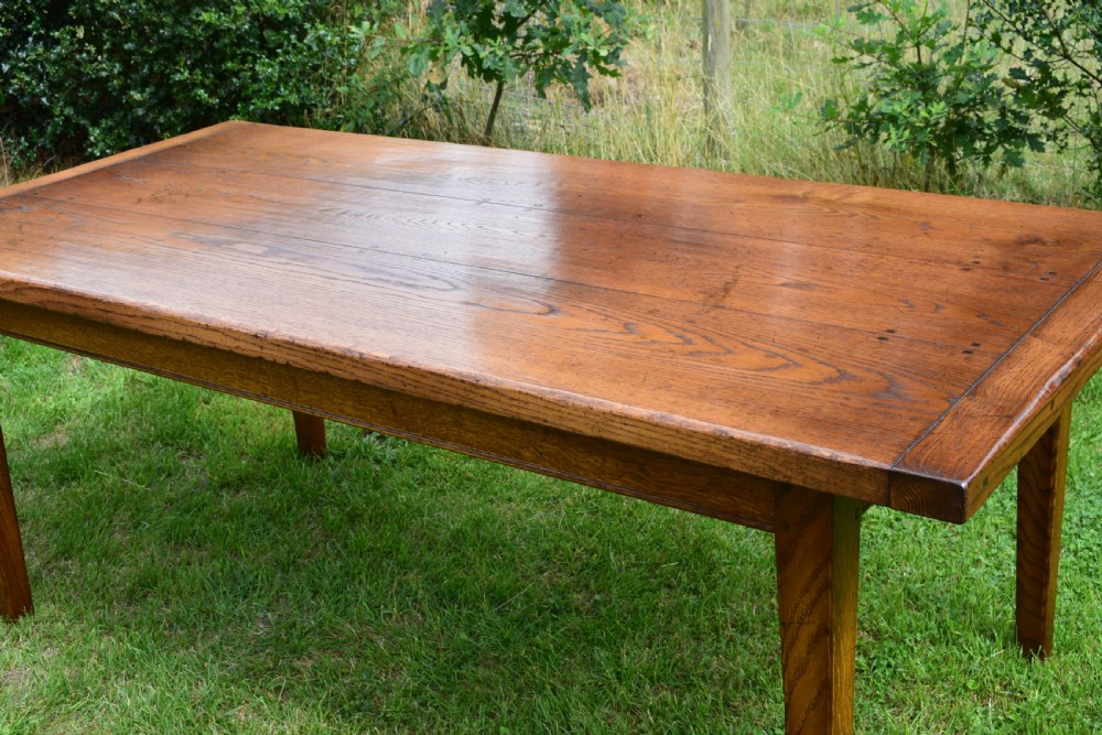 Oak Farmhouse Refectory Table View XVI