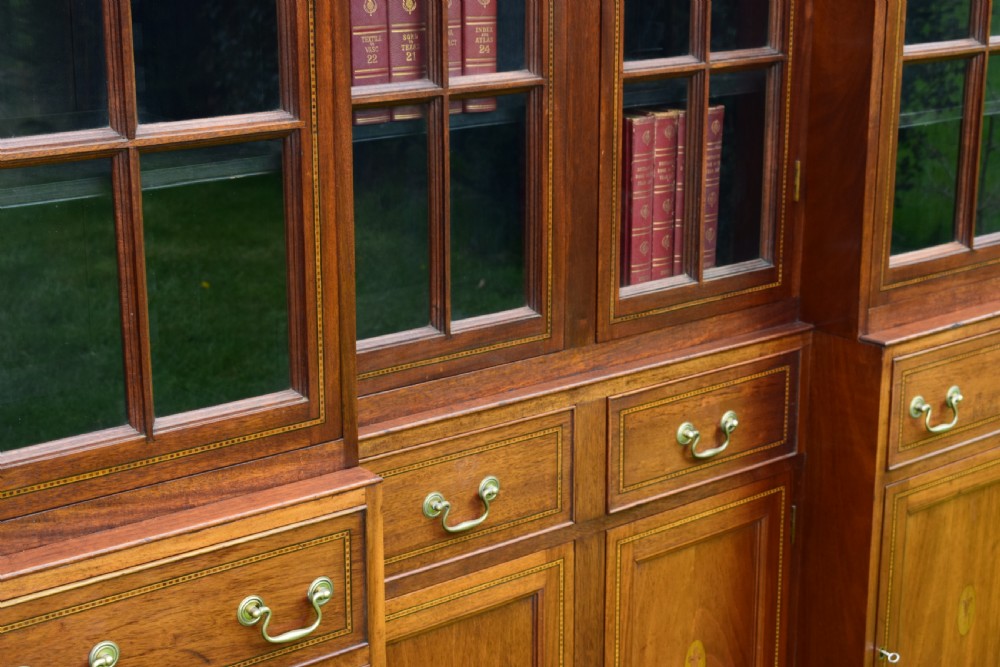 Mahogany Library Bookcase  View VIII