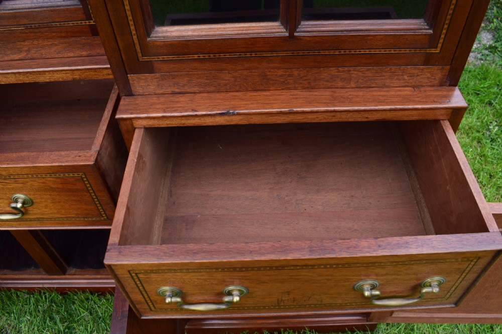 Mahogany Library Bookcase  View XV