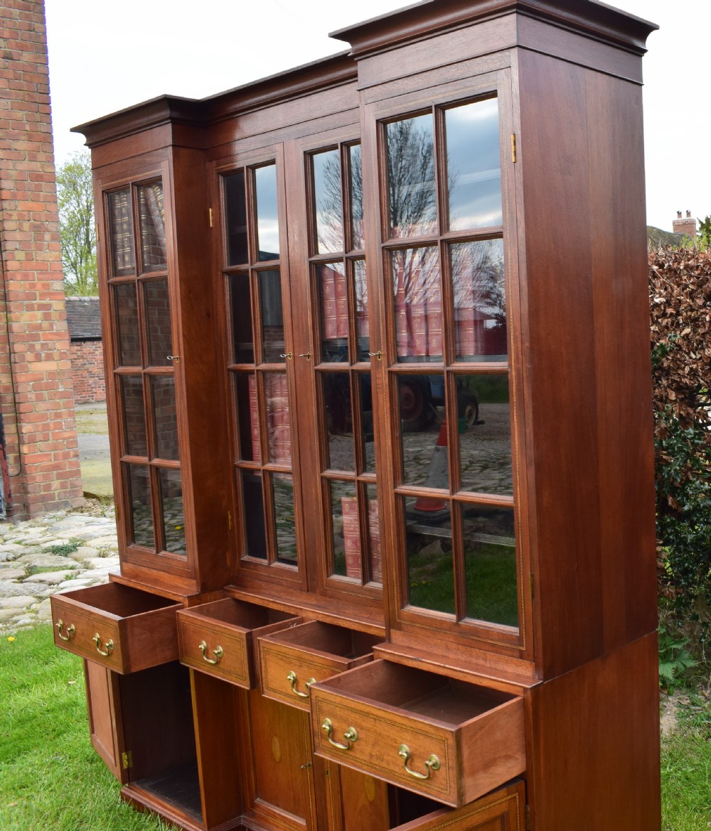 Mahogany Library Bookcase  View XVIII