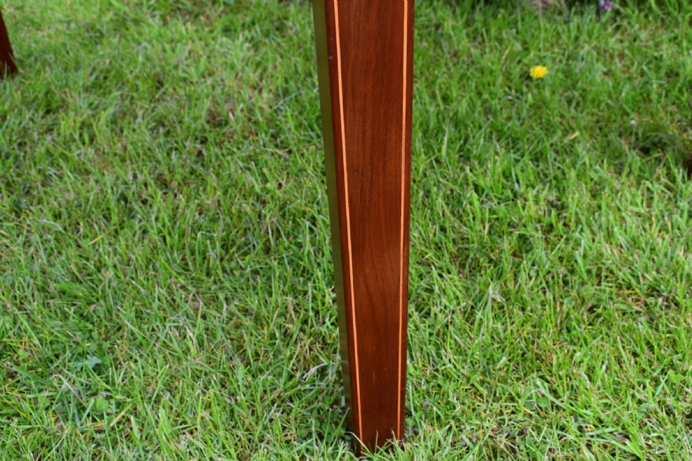 Antique English Georgian Period Demi-Lune Table (Circa 1800) View XVII