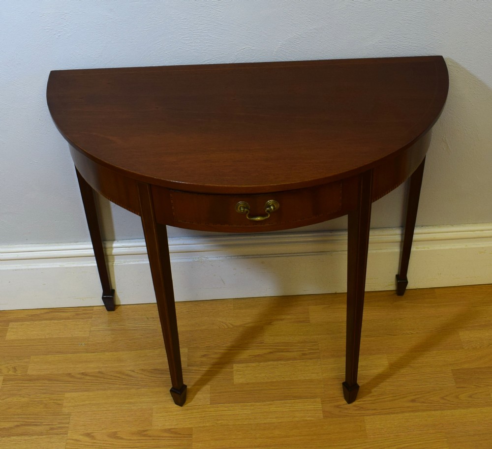 Edwardian Demi-Lune Table