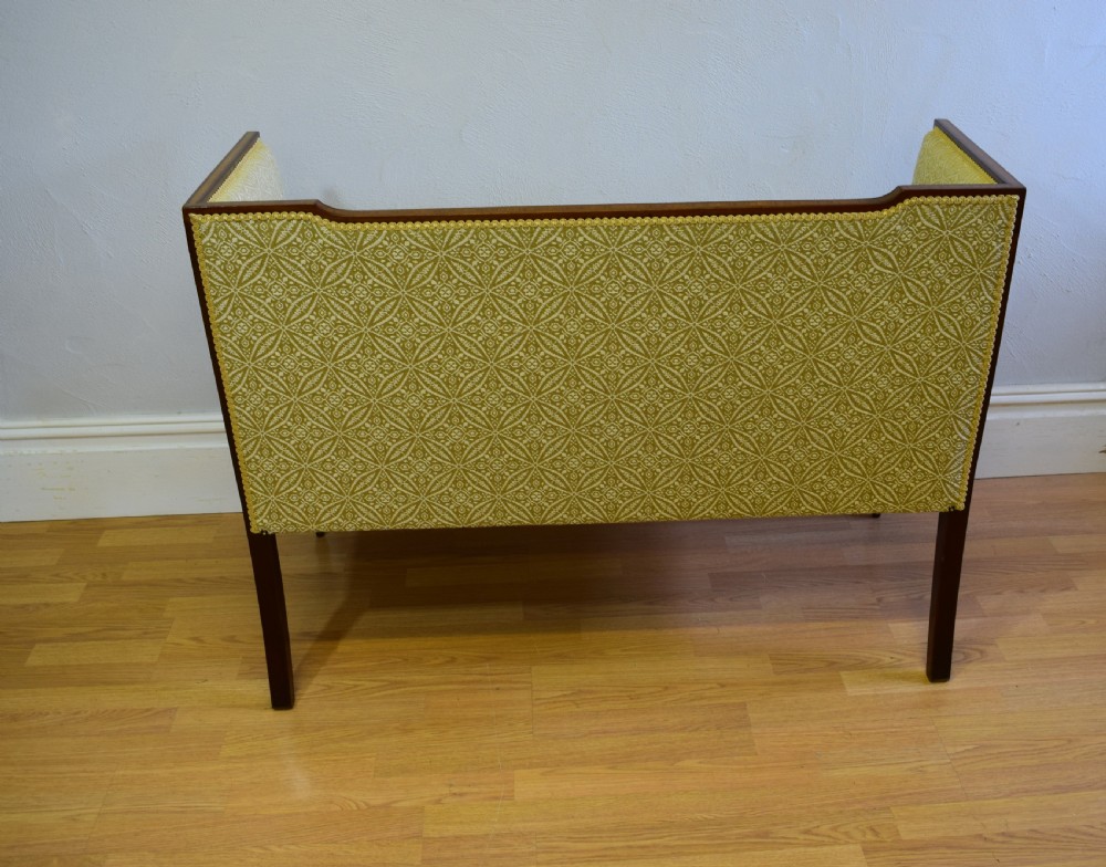 Antique Edwardian Inlaid Sofa View IX