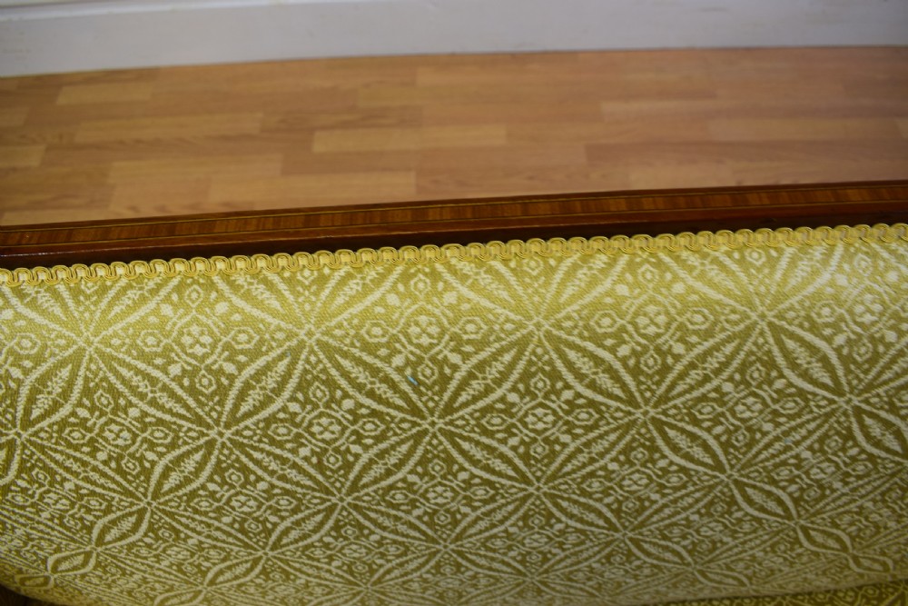 Antique Edwardian Inlaid Sofa View XIV