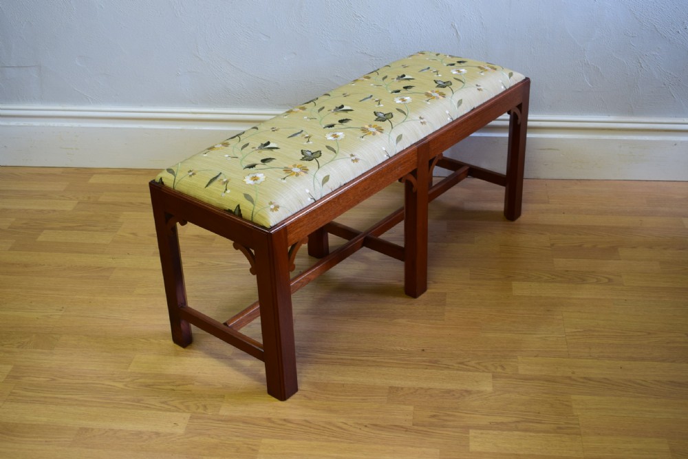 Mahogany Duet Stool