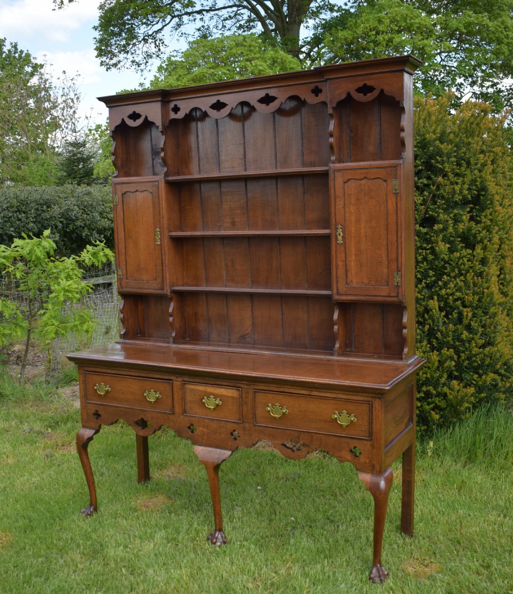 Antique Welsh Dresser & Rack Georgian Style