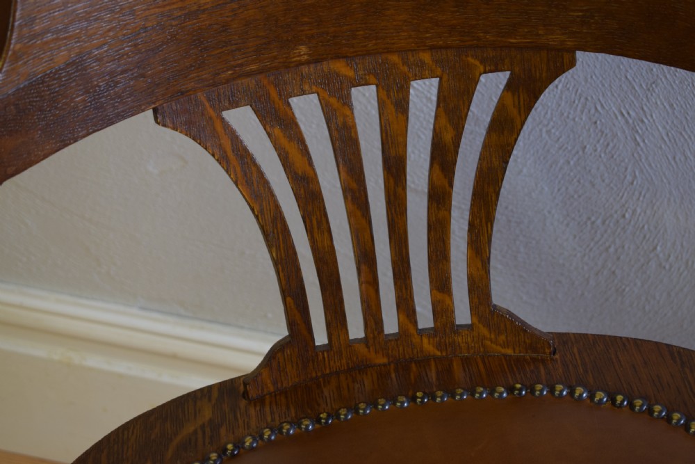 Antique Victorian Office Chair View X