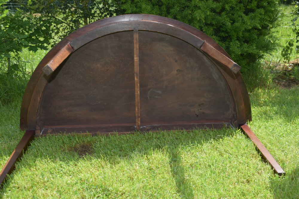 Antique Pair of Georgian Period Demi-Lune Tables (Circa 1800) View XVI