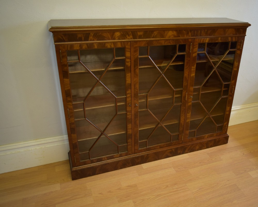 Antique 3 Door Bookcase View III