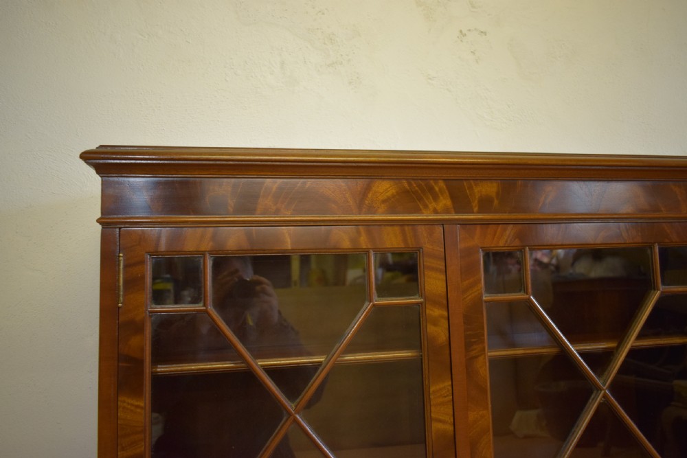 Antique 3 Door Bookcase View IV