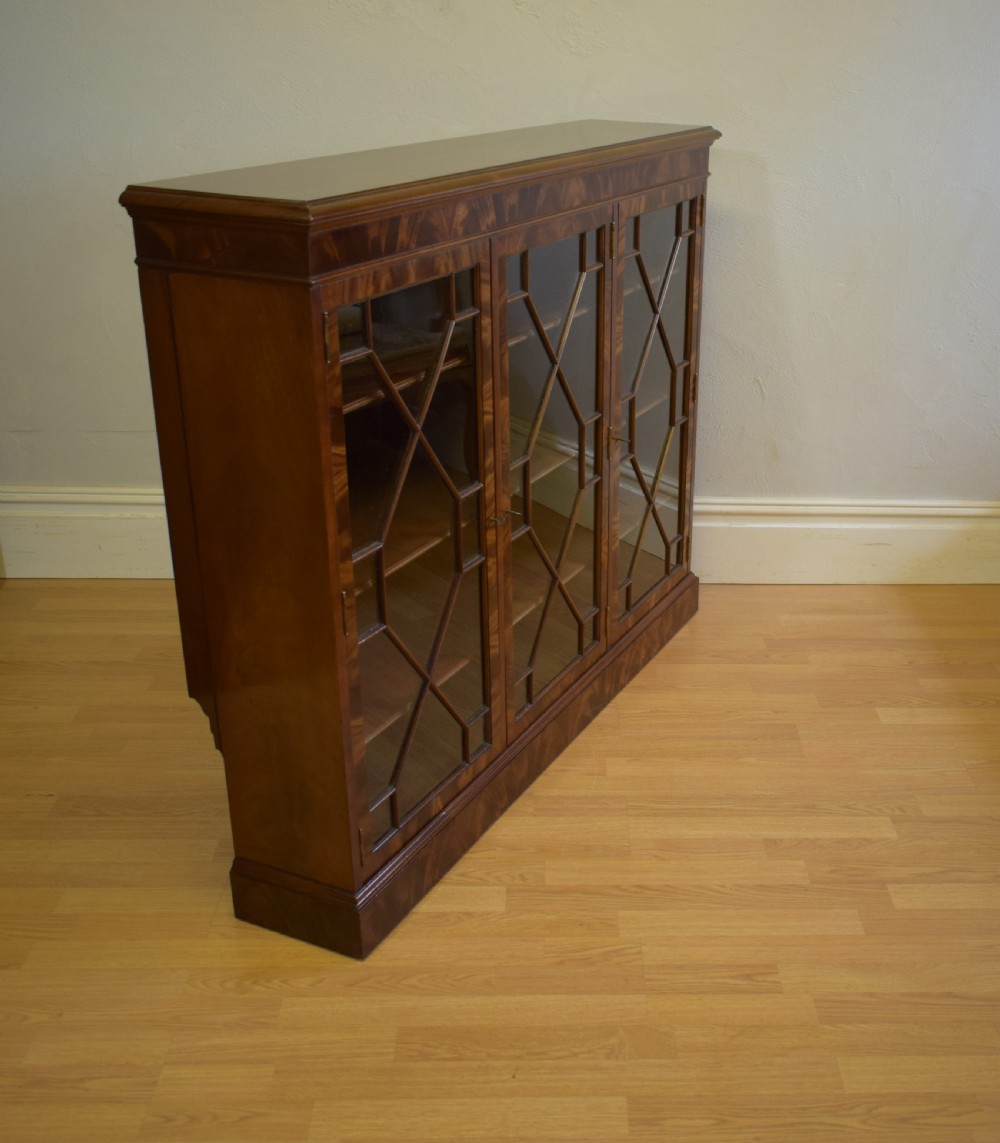 Antique 3 Door Bookcase View V
