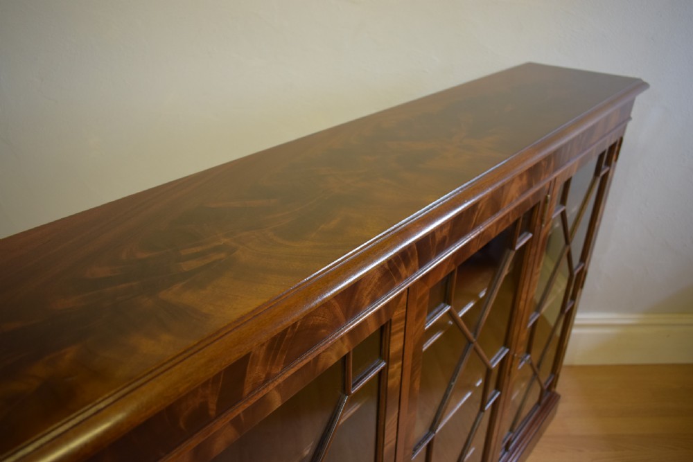 Antique 3 Door Bookcase View VII