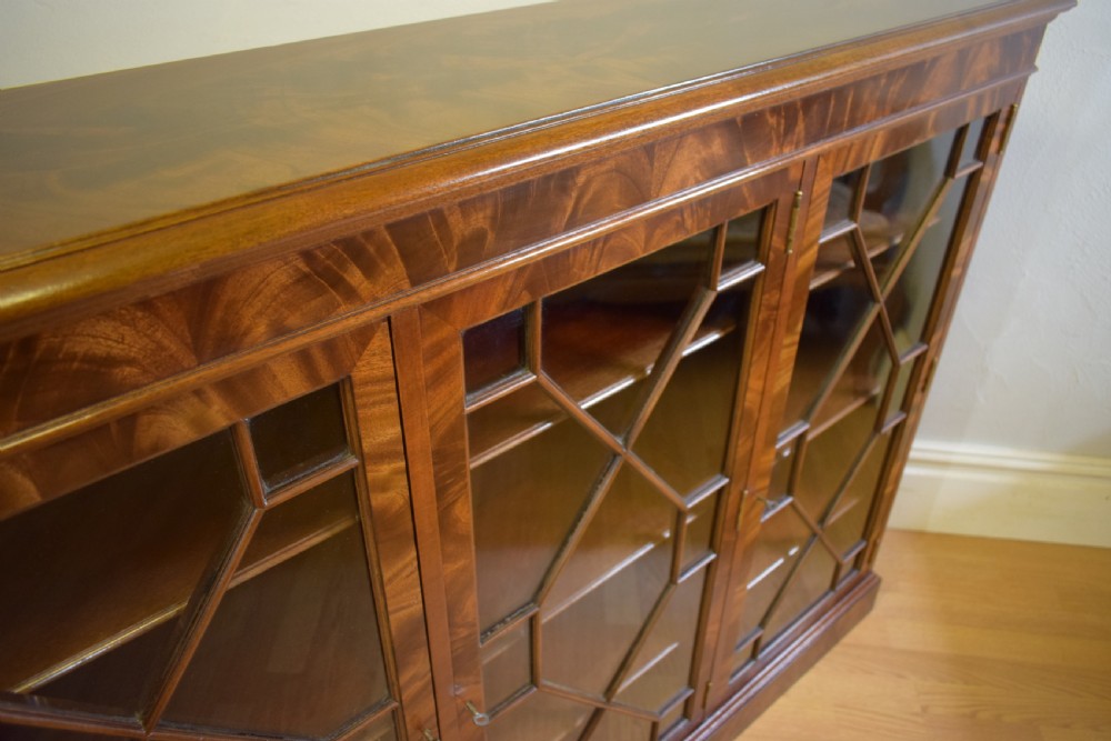 Antique 3 Door Bookcase View VIII