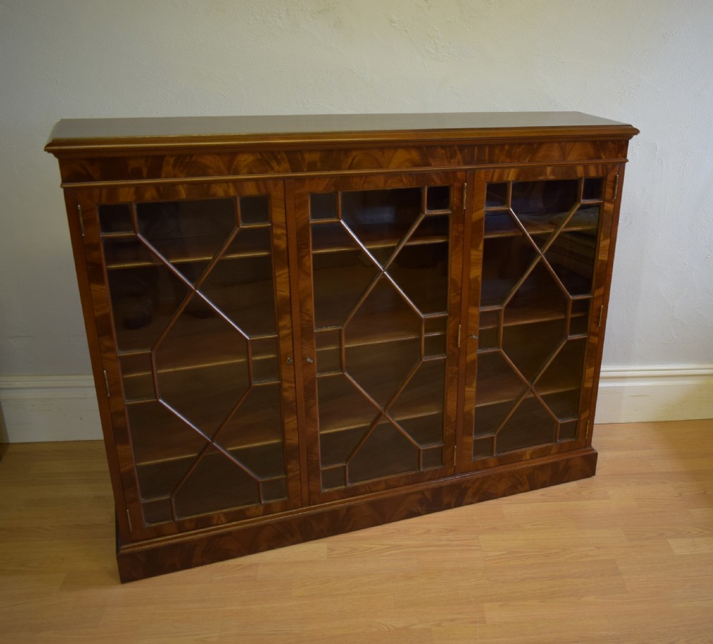 Antique 3 Door Bookcase View IX
