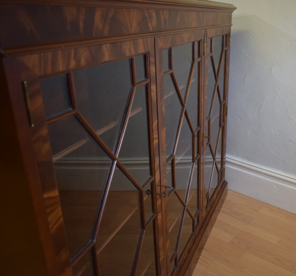 Antique 3 Door Bookcase View XIV