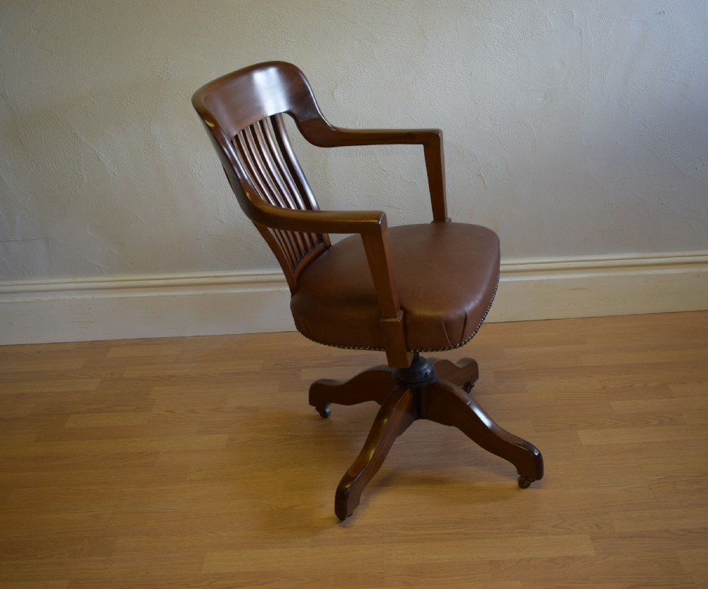 Antique Victorian Office Chair View IV